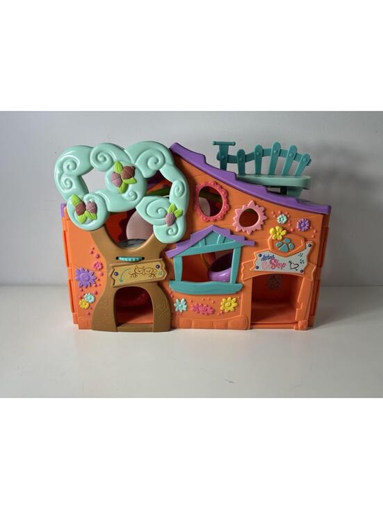 Hasbro Other - Littlest Pet Shop "Pets Only" 2007 Orange Club Playset Folding Clubhouse Hasbro